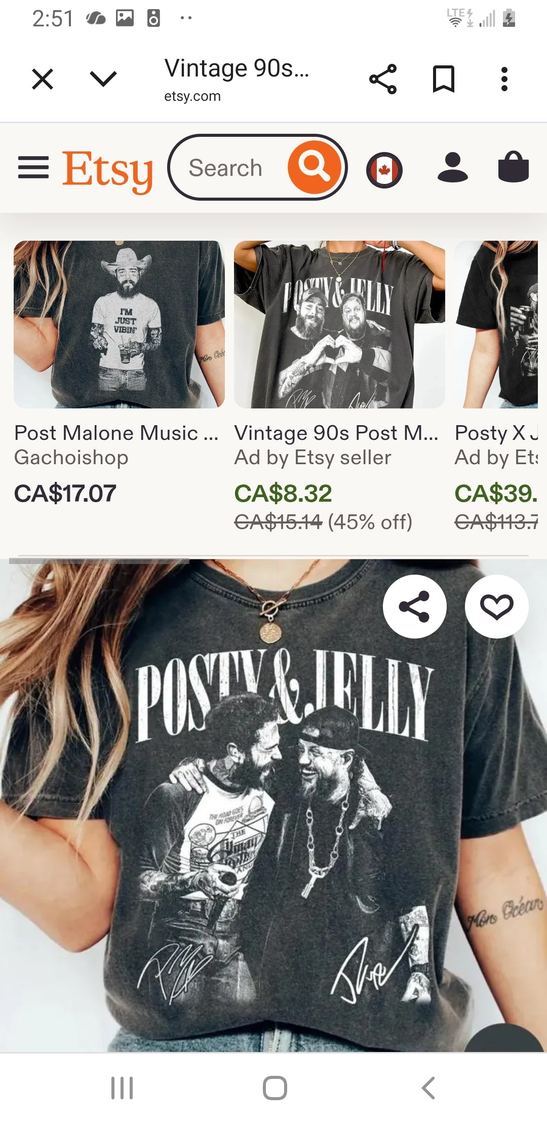 Concert Merch T-Shirts