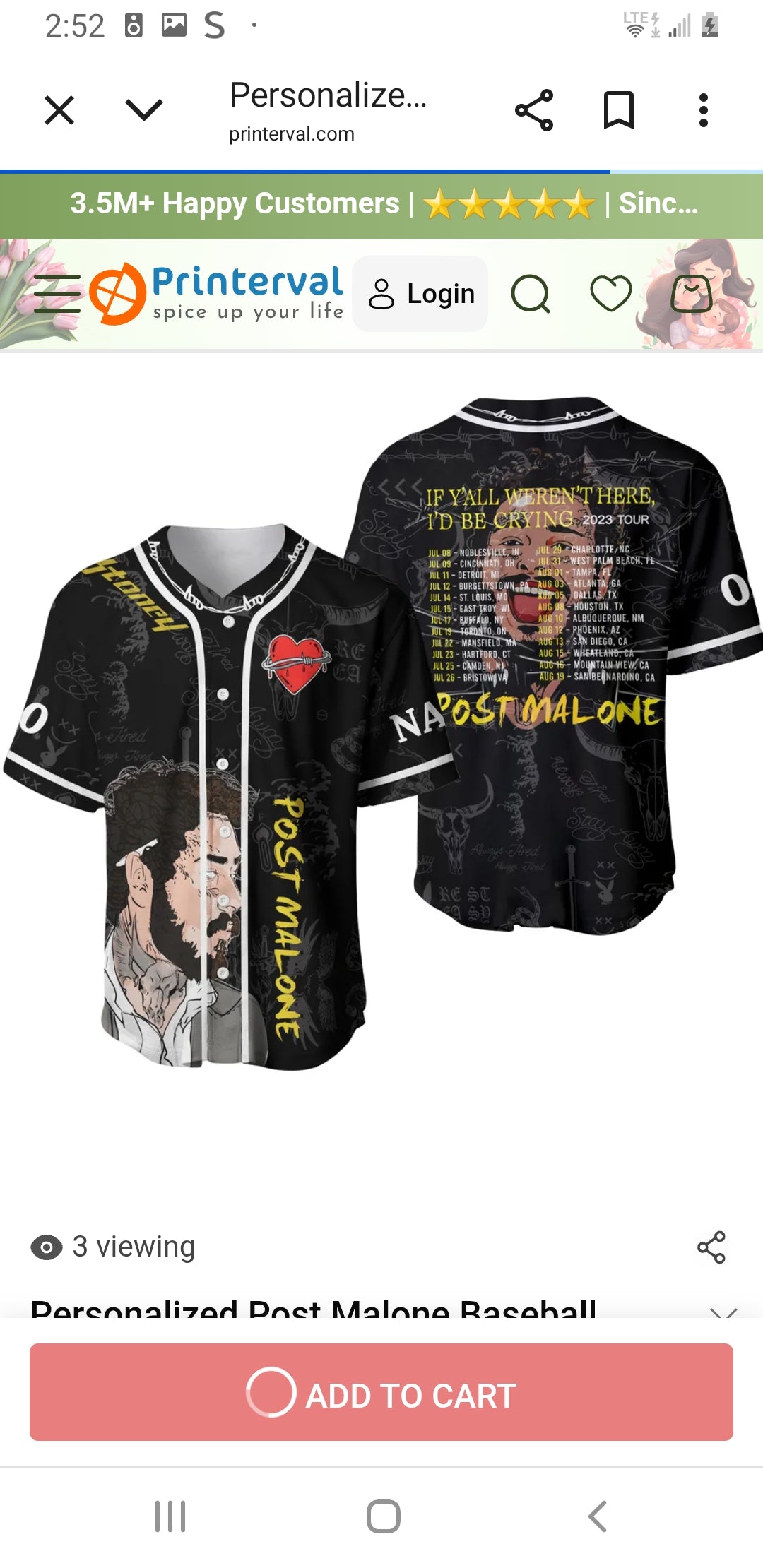 Concert Merch T-Shirts
