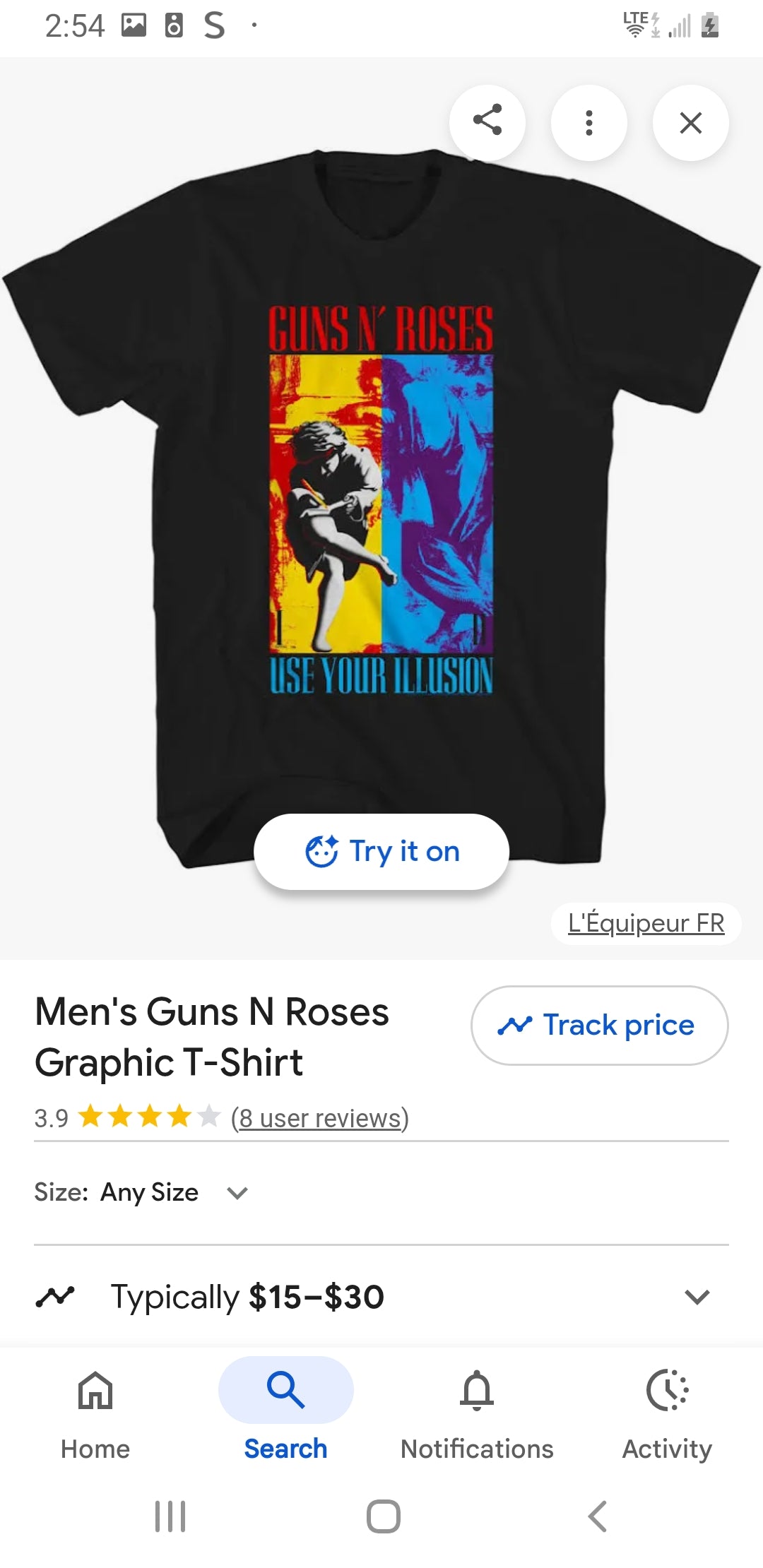 Concert Merch T-Shirts