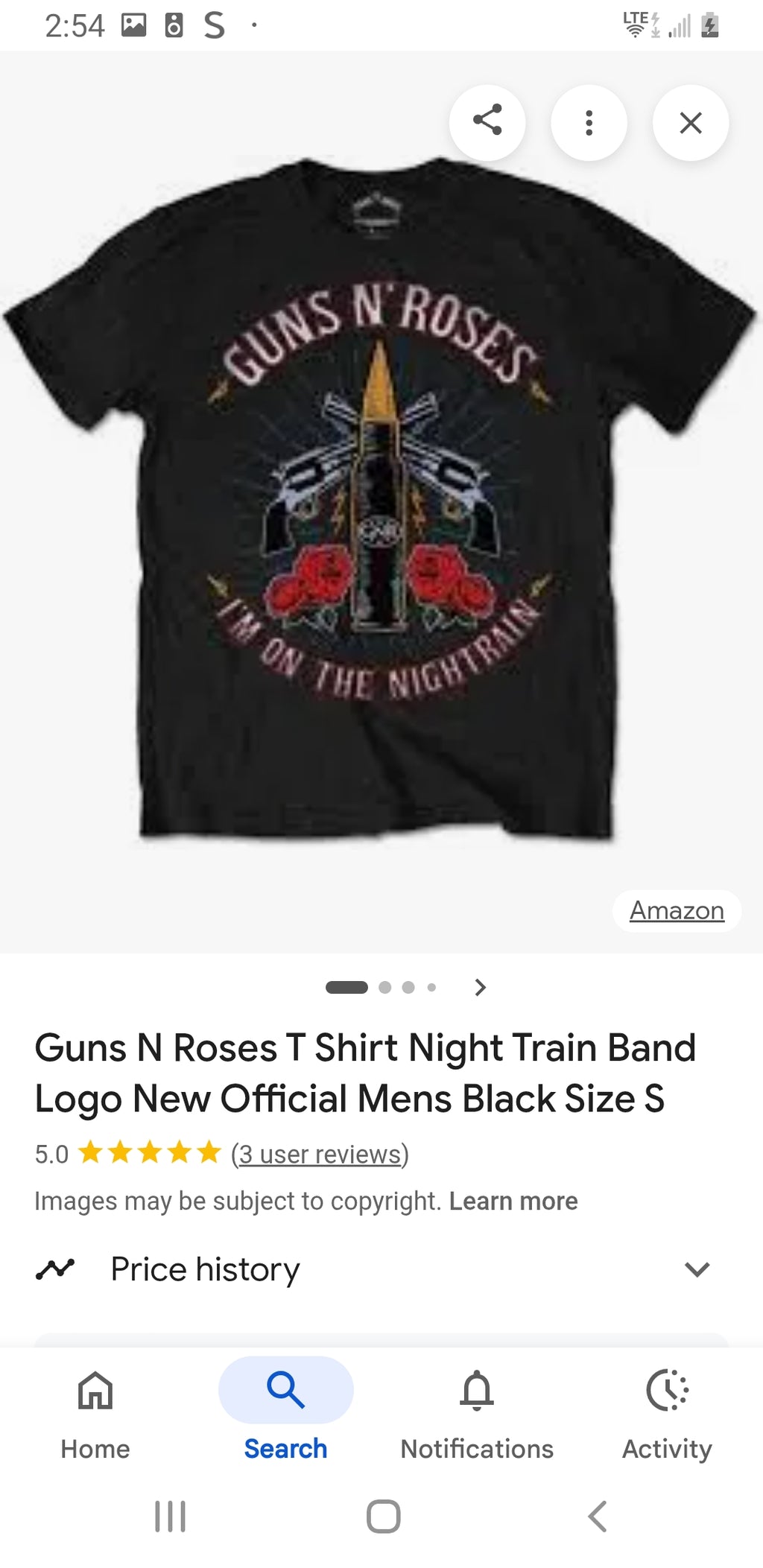 Concert Merch T-Shirts